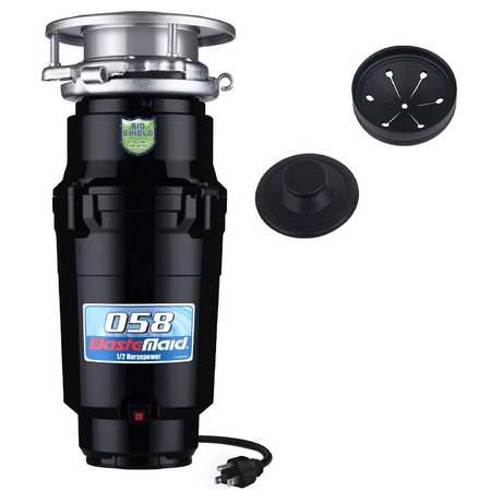 WASTEMAID 1/2 HP Garbage Disposal Anti-Jam and Corrosion Proof with Odor Guard 10-US-WM-058-3B